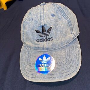 Adidas denim baseball hat